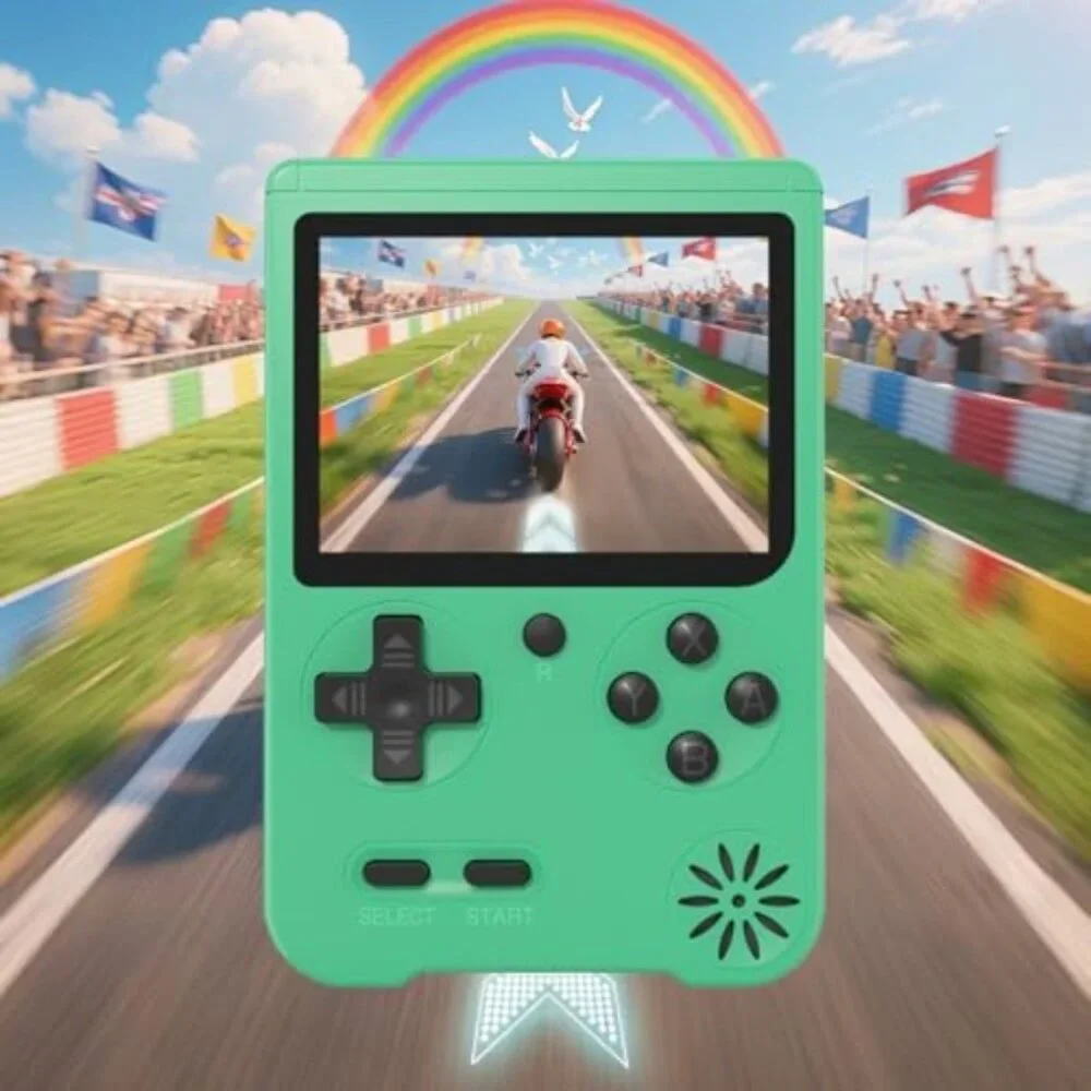 Handheld Game Console, Preloaded 500 Classic FC Games, Portable Game Player Rech